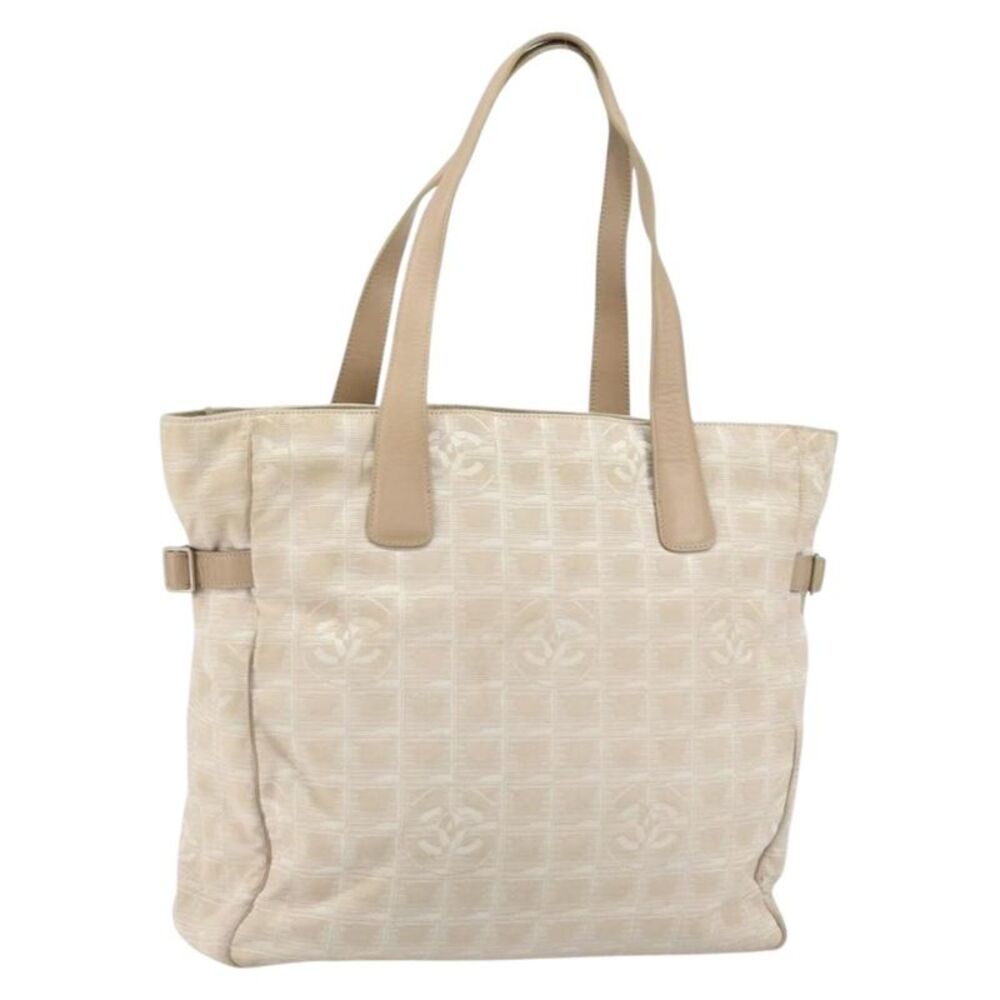 Chanel Travel Line Tote Nylon Pink Nylon Tote Bag Bag
